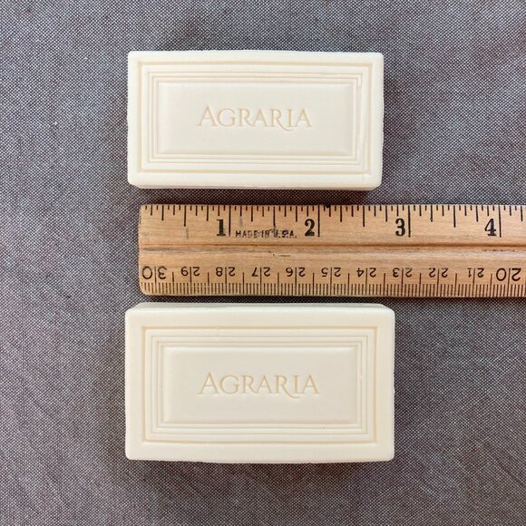 2 Travel Size Agraria San Francisco: Lemon Verbena, Luxury Bath & Facial Soap - Picture 3 of 8
